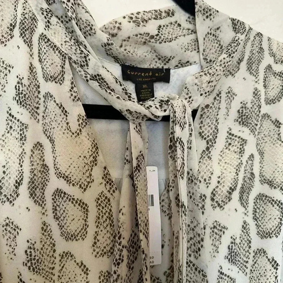 NWT Current Air Los Angeles Snakeprint Midi Dress from Anthropologie - Picture 3 of 14